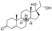 17-ALPHA, 20-ALPHA-DIHYDROXYPROGESTERONE Struktur