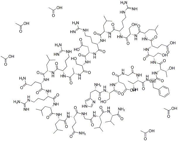 SECRETIN, PENTAACETATE, PORCINE Struktur