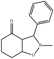 2-METHYL-3-PHENYLHEXAHYDRO-1,2-BENZISOXAZOL-4(2H)-ONE Struktur