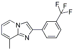 8-METHYL-2-[3-(TRIFLUOROMETHYL)PHENYL]IMIDAZO[1,2-A]PYRIDINE Struktur