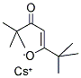 2,2,6,6-TETRAMETHYL-3,5-HEPTANEDIONATO CESIUM Struktur