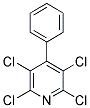 2,3,5,6-TETRACHLORO-4-PHENYLPYRIDINE Struktur