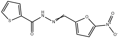 N'-[(5-NITRO-2-FURYL)METHYLENE]-2-THIOPHENECARBOHYDRAZIDE Struktur