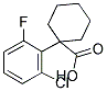 1-(2-CHLORO-6-FLUOROPHENYL)CYCLOHEXANECARBOXYLIC ACID Struktur