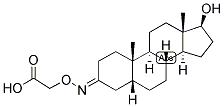 5-BETA-ANDROSTAN-17-BETA-OL-3-ONE 3-O-CARBOXYMETHYLOXIME Struktur