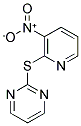 2-((3-NITRO-2-PYRIDINYL)SULFANYL)PYRIMIDINE Struktur