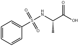 (2S)-2-[(PHENYLSULFONYL)AMINO]PROPANOIC ACID Struktur