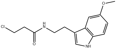 3-CHLORO-N-[2-(5-METHOXY-1H-INDOL-3-YL)-ETHYL]-PROPIONAMIDE Struktur