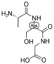 L-ALA-SER-GLY Struktur