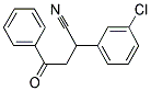 2-(3-CHLOROPHENYL)-4-OXO-4-PHENYLBUTANENITRILE Struktur