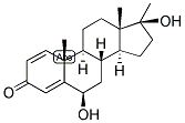 1,4-ANDROSTADIEN-17-ALPHA-METHYL-6-BETA, 17-BETA-DIOL-3-ONE Struktur