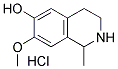 6-HYDROXY-7-METHOXY-1-METHYL-1,2,3,4-TETRAHYDRO-ISOQUINOLINIUM CHLORIDE Struktur