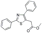 METHYL (2,4-DIPHENYLTHIAZOL-5-YL)ACETATE Struktur