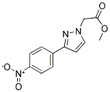 METHYL 3-(4-NITROPHENYL)-1H-PYRAZOLE-3-ACETATE Struktur