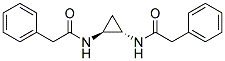 TRANS-1,2-BIS(PHENYLACETAMIDO)CYCLOPROPANE Struktur