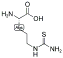 (S)-2-AMINO-5-(THIOUREIDO)PENTANOIC ACID Struktur