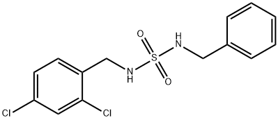 N-BENZYL-N'-(2,4-DICHLOROBENZYL)SULFAMIDE Struktur