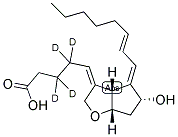 11-OXO-PROSTA-5Z,9,12E,14Z-TETRAEN-1-OIC-3,3,4,4-D4 ACID Struktur