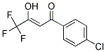 (2Z)-1-(4-CHLOROPHENYL)-4,4,4-TRIFLUORO-3-HYDROXYBUT-2-EN-1-ONE Struktur