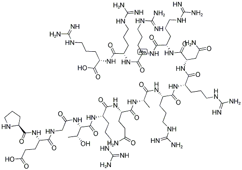 PRO-GLU-GLY-THR-ARG-GLN-ALA-ARG-ARG-ASN-ARG-ARG-ARG-ARG Struktur