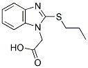 [2-(PROPYLTHIO)-1H-BENZIMIDAZOL-1-YL]ACETIC ACID Struktur