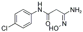 N-(4-CHLORO-PHENYL)-2-(N-HYDROXYCARBAMIMIDOYL)-ACETAMIDE Struktur