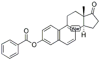 D-1,3,5(10), 6,8-ESTRAPENTAEN-3-OL-17-ONE BENZOATE Struktur