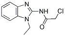 2-CHLORO-N-(1-ETHYL-1H-BENZIMIDAZOL-2-YL)ACETAMIDE Struktur