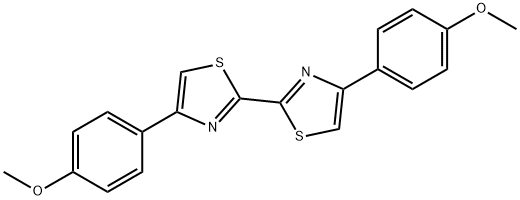 4-(4-METHOXYPHENYL)-5'-(3-METHOXYPHENYL)-[2,2']BISTHIAZOLE Struktur