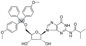 5'-DMT-RIBO GUANOSINE (N-IBU) Struktur