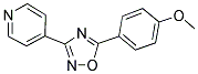 4-[5-(4-METHOXYPHENYL)-1,2,4-OXADIAZOL-3-YL]PYRIDINE Struktur