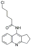 5-CHLORO-N-(2,3-DIHYDRO-1H-CYCLOPENTA[B]QUINOLIN-9-YL)PENTANAMIDE Struktur