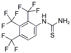 2,3,4-TRIFLUOROMETHYLPHENYLTHIOUREA Struktur