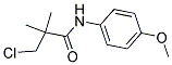 3-CHLORO-N-(4-METHOXYPHENYL)-2,2-DIMETHYLPROPANAMIDE Struktur