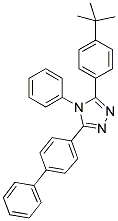 3-(4-BIPHENYLYL)-4-PHENYL-5-TERT-BUTYLPHENYL-1,2,4-TRIAZOLE Struktur