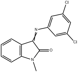 3-((3,5-DICHLOROPHENYL)IMINO)-1-METHYLINDOLIN-2-ONE Struktur