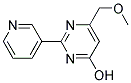 6-(METHOXYMETHYL)-2-(3-PYRIDINYL)-4-PYRIMIDINOL Struktur