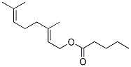 GERANYL VALERATE Struktur