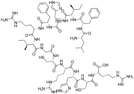 LEU-PHE-ILE-HIS-PHE-ARG-ILE-GLY-CYS-ARG-HIS-SER-ARG Struktur