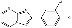 2-(3,4-DICHLOROPHENYL)IMIDAZO[1,2-A]PYRIMIDINE Struktur