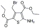 DIETHYL 5-AMINO-3-(BROMOMETHYL)THIOPHENE-2,4-DICARBOXYLATE Struktur