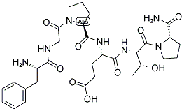 L-PHE-GLY-PRO-GLU-THR-PRO NH2 Struktur