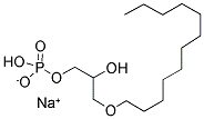 DODECYL-PHOSPHO-RAC-GLYCEROL SODIUM SALT Struktur