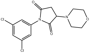 1-(3,5-DICHLOROPHENYL)-3-MORPHOLINODIHYDRO-1H-PYRROLE-2,5-DIONE Struktur