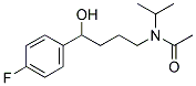 N-[4-(4-FLUOROPHENYL)-4-HYDROXYBUTYL]-N-ISOPROPYLACETAMIDE Struktur