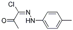 (1E)-N-(4-METHYLPHENYL)-2-OXOPROPANEHYDRAZONOYL CHLORIDE Struktur