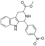 METHYL 1-(4-NITROPHENYL)-2,3,4,9-TETRAHYDRO-1H-BETA-CARBOLINE-3-CARBOXYLATE Struktur