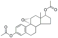 2-(ACETYLOXY)-6A-METHYL-5A,6,6A,7,8,9,9A,9B,10,11-DECAHYDROCYCLOPENTA[7,8]PHENANTHRO[4B,5-B]OXIREN-7-YL ACETATE Struktur