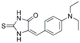 5-(4-DIETHYLAMINO-BENZYLIDENE)-2-THIOXO-IMIDAZOLIDIN-4-ONE Struktur