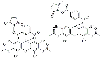 5-(AND-6)-CARBOXYEOSIN DIACETATE, SUCCINIMIDYL ESTER Struktur